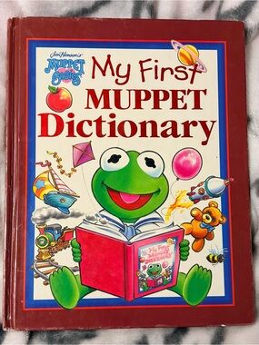 "My First Muppet Dictionary"  Muppet Babies (2003) Hardcover Children’s Book